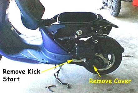 Derestricting clearance 50cc scooter